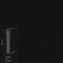 Плинтуса Döllken Profiles (Долкен) Cubu Flex Life 80 Черный 110