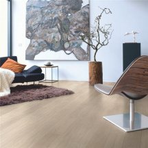 Ламинат Quick Step Доска дубовая светло-серая лакированная PER1304