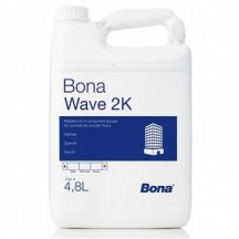 Паркетный лак Bona Wave 2K в/д мат 5л