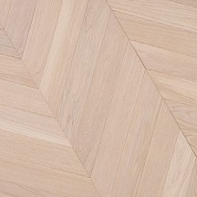 Паркет Елочка Coswick 1175-1542 Дуб Акварельный белый Французская елка 45°