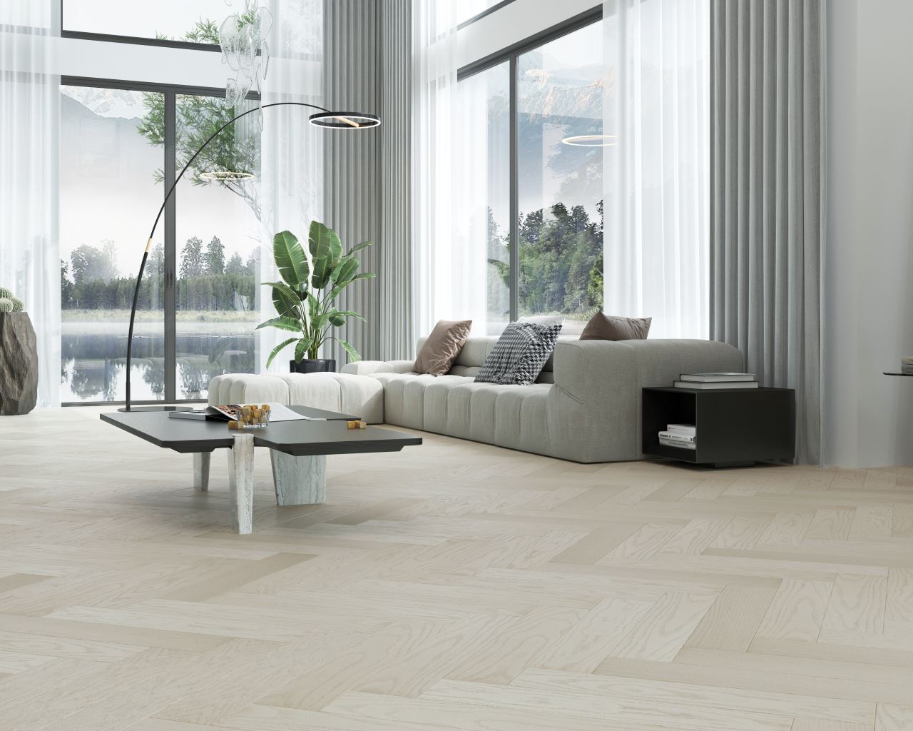 ламинат индийский дуб песочный в интерьере