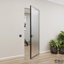 Двери межкомнатные Pro Design Комплект скрытой двери Pro Design Glass Crystal Mat