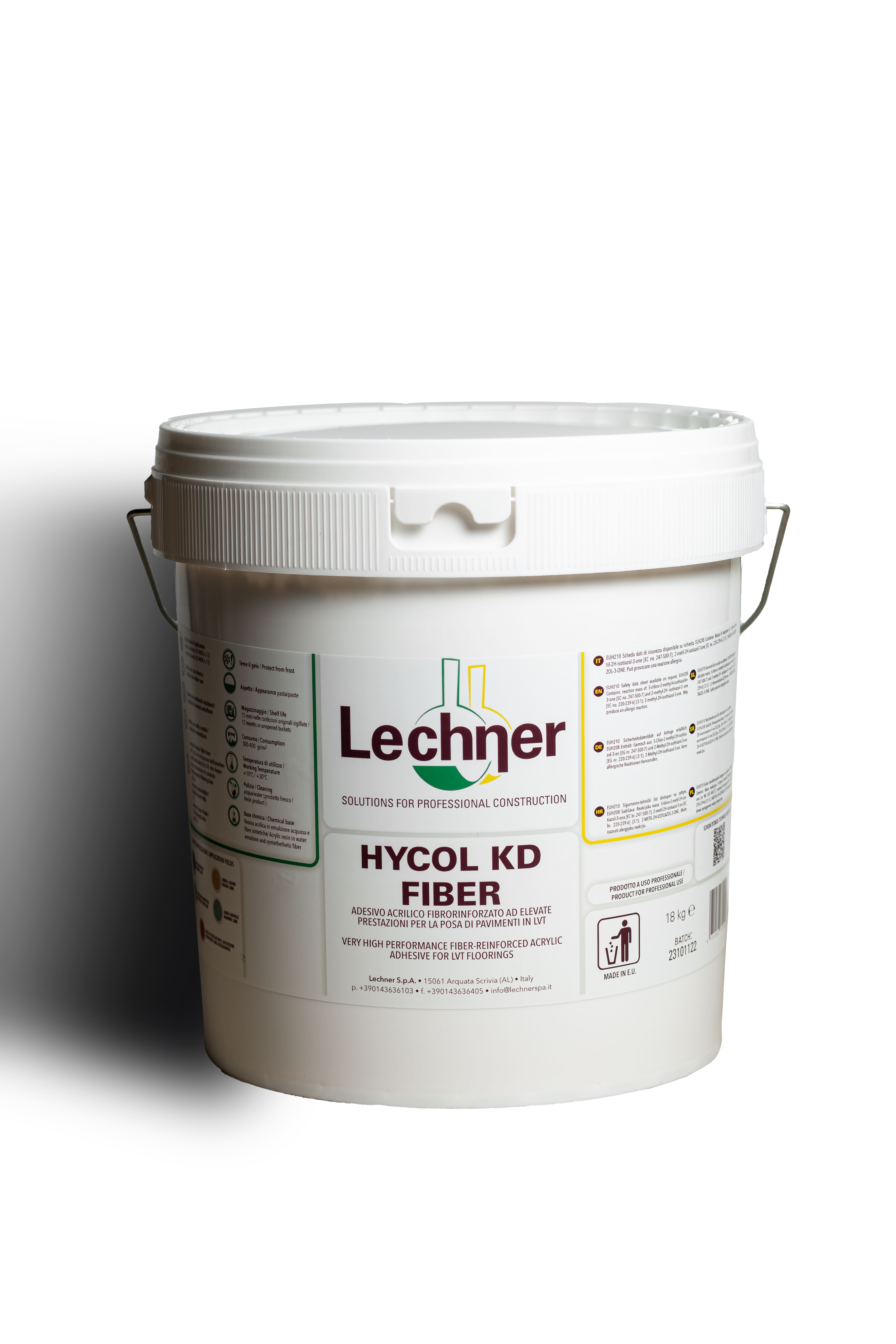 Клей для ПВХ покрытий Lechner Hycol KD Fiber 18кг – купить в СПб в ...